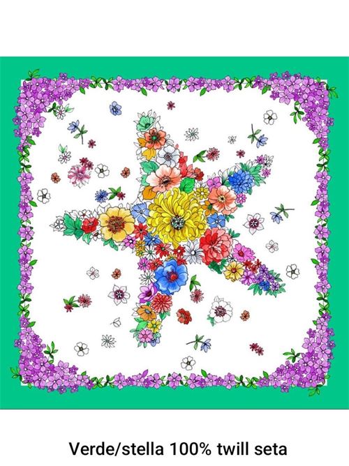 tessuto stella marina twill Laboratorio Capri | VERDESTELLAVERDE STELLA